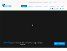Tablet Screenshot of greentechguvenlik.com.tr